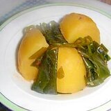 圧力なべで！簡単　じゃがいもとわかめの和風炒め煮